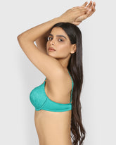 La Senza Hello Sugar Plunge Double Pushup Bra AQUATIC AWE / 34B